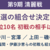 第9期清麗戦の予選組合せ決定。女流レーティング上位10名の初戦の相手を紹介