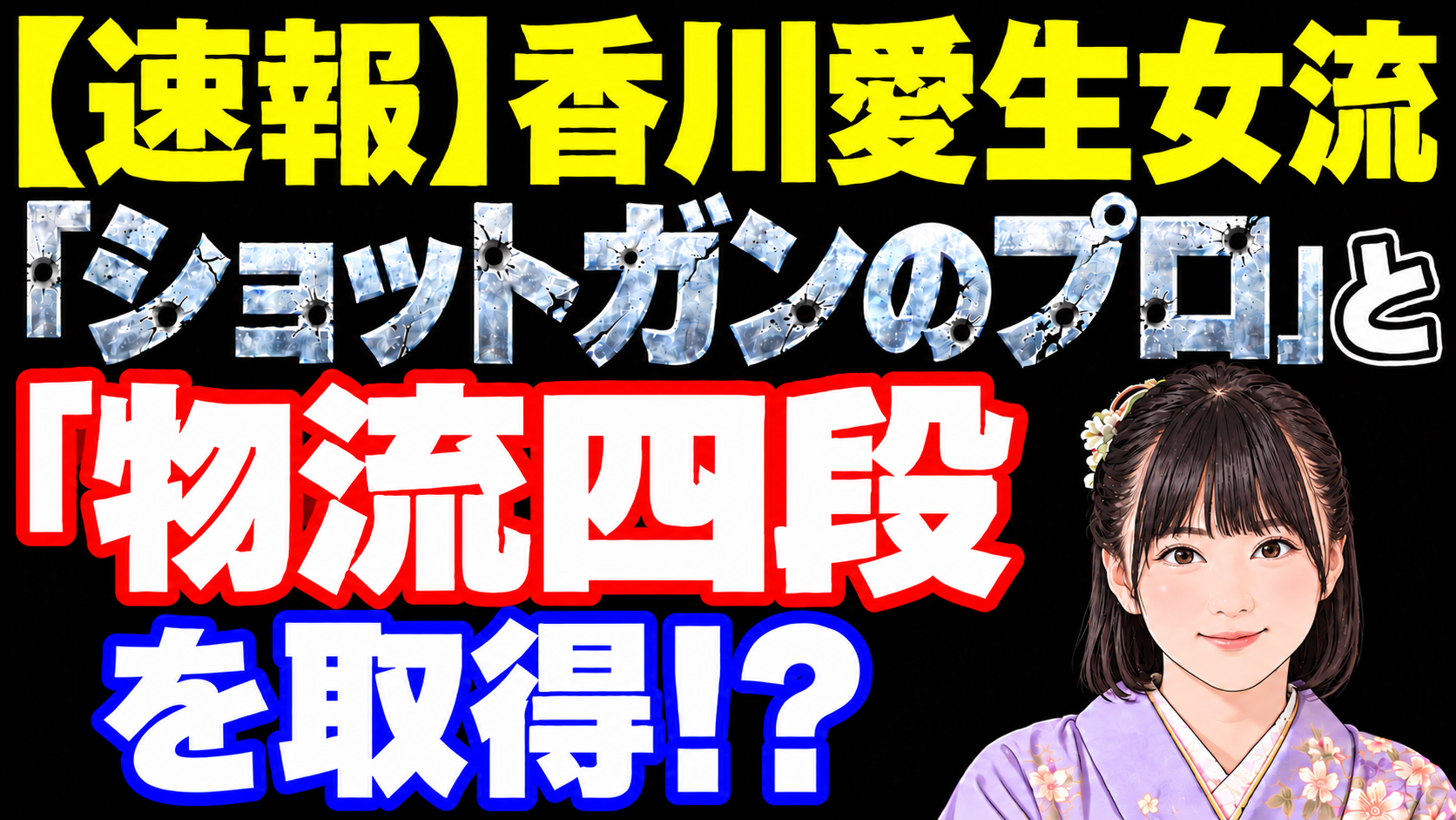 【速報】香川愛生女流、「ショットガンのプロ」と「物流四段」を取得!?